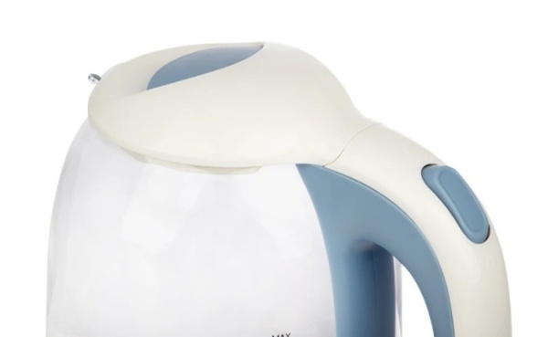 2. Чайник ENERGY E-281 1.7л, стекло, бело-голубой, серо-голубой