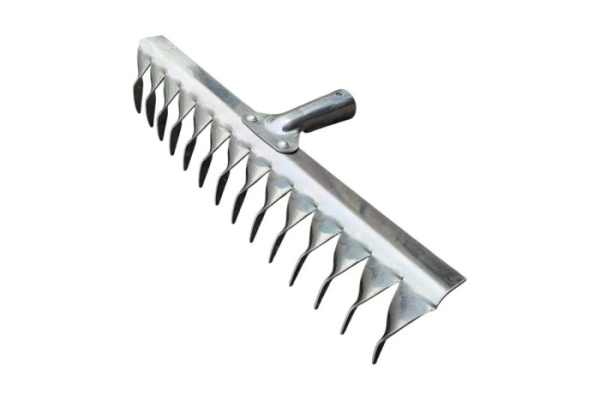 Грабли клепаные 14-Зубые витые, нерж.