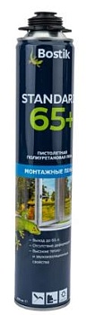 Пена монтажная проф. Bostik Standard 65+, 850 мл