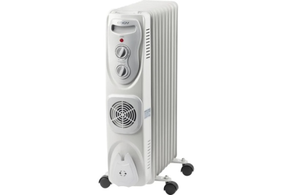 2.  Радиатор масляный ENGY EN-1309F 2,5кВт-9секций,тепловент.