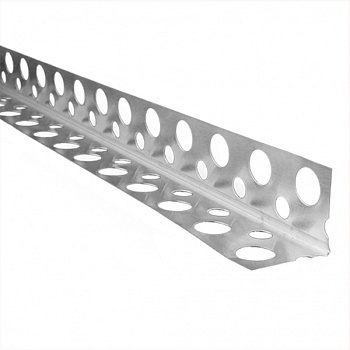 Профиль Угловой штукатурный оцинк. 20х20х0,5 L=3м