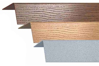 Угол текстур ПВХ 20*20*2,7 ясень белый ЛАЙНПЛАСТ