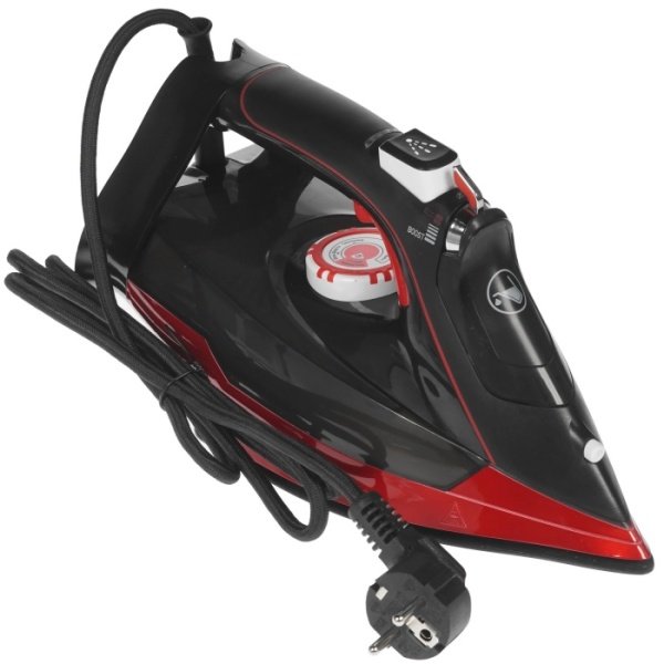 1. Утюг Centek CT-2359 RED 3000Вт, керамическ подошва, 320мл, паровой удар, самоочистка, защ протекания