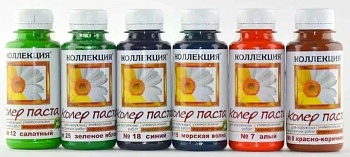 Паста колер. универсальная №32 100мл океанская синь