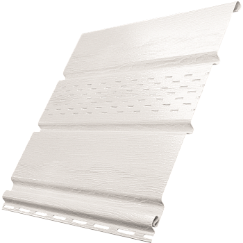 Софит с перфорацией 1 доски FineBer , белый, 3000мм