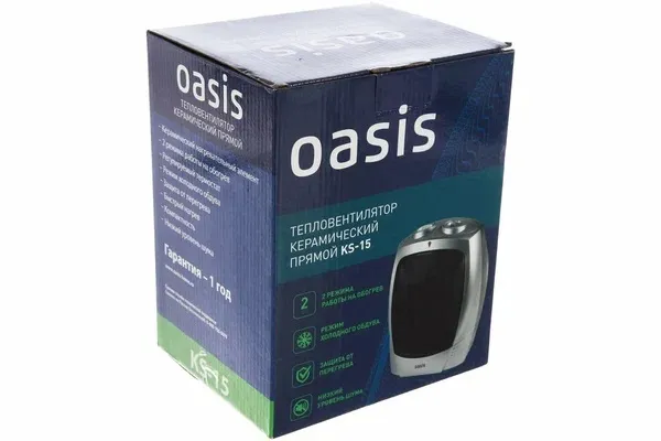 3. Тепловентилятор электрический KS-15 Оазис