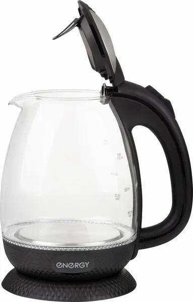 3. Чайник ENERGY E-250 1,7 л,стекло, черный