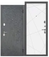 Дверь ФЕНИКС линии Велюр белый софт 96 прав.